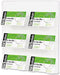 deflecto 6-Pocket Business Card Holder, Clear, Holds 480 Cards, 8.5 x 1.63 x 9.75