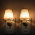 Vintage Plug in Night Light with Switch, 2-Pack 0.5W LED Night Lights