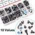 TWTADE 202PCS Micro Momentary Tactile Push Button Switch Assortment Kit 10 Values 4 Pins