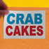 Fastasticdeals 36x24Inches Decal Stickers Multiple Sizes Crab Cakes Blue Red Food Bar Restaurant Truck Industrial Vinyl