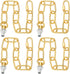 PATIKIL 1 ft Light Fixture Chain, 4 Set Lighting Chain Metal Looping