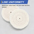 SCOTTCHEN Buffing Polishing Wheel 3" Fine Cotton (50 Ply) with 1/4" Arbor for Drill - 2-Pack