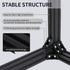 24 Set Black 2020 Series Aluminum Extrusion Profile Connector Set, Includes 24pcs Corner Brackets and 48pcs T-Slot Nuts