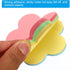 PATIKIL 2.7 x 2.7 Inch Flower Shape Sticky Notes, 6 Pads, Cute Self-Stick Memo Pads, 100 Sheets/Pad for Home Office