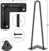 16" 4PCS SMARTSTANDARD Hairpin Furniture Legs, Metal Home DIY Projects for Nightstand, Coffee Table, Desk, etc
