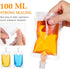Packaging 102pcs (100 100ml 2 OSALADI Stand-up Spout Pouches for Beverage Bag, X Soy Milk Flasks with Small Funnels)