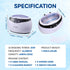 VUA 22oz 304 5 Ultrasonic Jewelry Cleaner, Ring Cleaner, Ultrasonic Cleaner Machine, Stainless Steel Tank, Time Modes