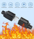 NEMA 5-15P Electrical Replacement Plugs, 125V 15A 3-Prong Power Replacement Plug, 3-Pack