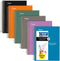 Five Star Personal Size Spiral Notebooks - 6 Pack, 1 Subject, College Ruled, Water Resistant Cover, 100 Sheets, Various