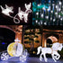 33FT 100LED IP65 Honche Solar Rope Light Waterproof Outdoor LED Copper Fairy String Tube Lights for Party Gazebo Garden