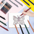 WY WENYUAN Gel Pens, 12-Pcs Fine Point Smooth Writing Pens, 0.5mm Black Ink, Cute Office School Supplies for Men & Women