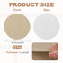 12Pcs 4.5 Inch 2mm uxcell Lamp Base Felt, Dia Thick Adhesive Round Soft Felt Furniture Pads, Non-Slip Anti-Scratch
