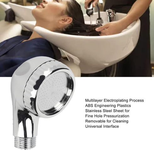 15mm (0.59") Nozzle Salon Shampoo Bowl Spray Head, Connector High Pressure Spray for Shampoo Bed