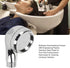 Naroote 1. 5cm Nozzle Waterfall ShowerTOP, Stainless Steel Aperture High Pressure Rain Shower TOPs Pressure Boost