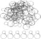 PATIKIL 0.71x0.47 Stainless Steel Chandelier Connector Pins, 50Pcs Chandelier Crystal Clips for