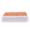 5" Cleanroom Swabs (100 pcs, Length/Swab Head Width=125 mm/14.5 mm, Orange, Rectangular Flat Head) Lab Swab Sticks