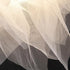 17.7 Inch Stacked Tulle Pendant Light, Modern Style Fabric Hanging Light, Pendant Lamp for DiningRoom, Living Room