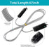 Extra-Thick Drain Brush with Stronger Spring - 67-Inch Flexible Pipe Cleaning Tool - Dual Bristle Heads - Ideal for Curved Pipes and Slim Holes – Black by RayTour