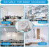 Drywall Repair Kit 12 Pieces Aluminum Wall Patch with 4/6/8 inch Fiber Mesh Over Galvanized Plate