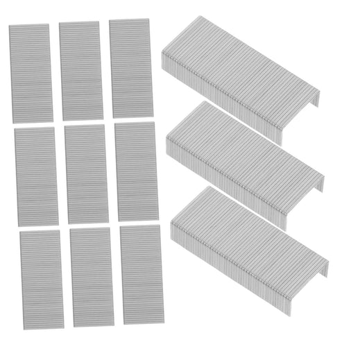 Tofficu 4pcs Galvanized Staples Heavy Duty Standard Fasteners for Staplers Office and School Use for Binding