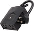 UltraPro Outdoor Dusk to Dawn Outlet Timer, Dual Outlet Light Sensor Plug,