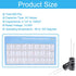 PATIKIL 24 Values Aluminum Electrolytic Capacitor Assortment Kit, 600 Pcs 0.1uF to 1000uF Low Impedance Capacitors with