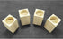 KDDEON Set 4 Legs,24 (8cm,Inner 5cm) of Solid Wood Furniture Raised Legs,Round Slotted Bed Sizes,Wood Color,for Bedside
