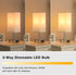 aooshine Q50 Dimmable LED Light Bulb, 3000K Warm White, E26 Base, 1 Pack, 650 Lumens