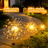 Galavasen 150LED 8 2Pack Solar Fireworks Lights for Outside, Modes Fireworks Solar Lights Outdoor, Fairy Garden Flowers