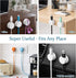 ZCFLCK 8Pack Magnetic Cable Clip Phone Cord Holder, Rotatable Phone Charger Cord Holder for Nightstand, Desk, Car