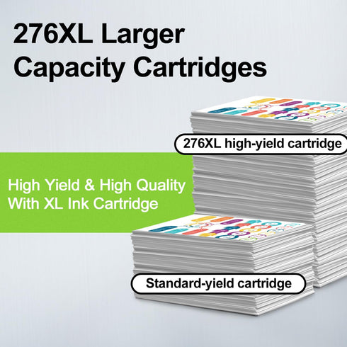 CL-276XL Color Ink Cartridge Replacement for Canon 276 276XL, Compatible with Pixma TS3522 TR4720 TR4700 Printers, High