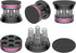 Spring Speaker Isolation Stand Feet, Aluminum Non-Slip Floor Protectors, 4PCS Black