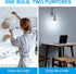 Powfloven Bulbs Dimmable Bulb 3 4 A19 Bulbs 1 Pack Rechargeable Light with Remote Control and USB Charging; Battery