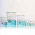 ULAB Scientific Glass Beaker Set, 5 Sizes, 50ml to 1000ml, 3.3 Boro Griffin Low Form with Printed Graduation