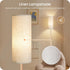 Dimmable 64.4 Bulb 3000K-6500K, XE06LD05W1 Wooden Textured Pole Lamp, Floor Lamps for Living Room with Remote and Foot
