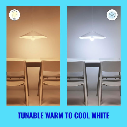 100W A19 Bulbs E26 Bulb WiZ Connected LED Smart Light Tunable White - Connects to Your Wi-Fi - Smart - Control