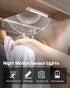 6 Pack 7 Dimmable Closet GOODEA Led Under Cabinet Lights Wireless with Charging Station, Rechargeable Motion Sensor
