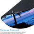 Tropical Paradise Ocean Beach Scene Mouse Pad, Anti-Slip Rubber Round Mat for Working and Gaming