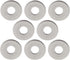 KrrNFYSG 100pcs 304 M8x24mm Flat Washers Flat Washers Stainless Steel Lock Washer Spacers Flat Repair Washer Expanded