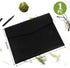 Document File Folder, 1Pcs PU Leather A4 Envelope Folder Expanding Organizer Waterproof Portfolio Black Storage Case