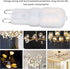 Hyuduo 6Pcs G9 Dimmable LED Light Bulbs, 3W Energy Saving Bi Pin Base for Chandelier and Pendant Lamps