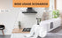 White Caulk Tape, Waterproof Self Adhesive Sealer Strip for Toilet Base, Shower, Wash Basin, Easy to Use