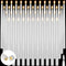 Baquler 50 Pcs Extra Long Flameless Taper Candles 12.4 inch Battery Operated