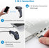 NETUM Bluetooth 1D Barcode Scanner with Stand, 2.4G Wireless & Bluetooth & Wired CCD Scanner for Supermarket, Store,