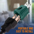 4 Piece 3-Prong to 2-Prong Grounding Adapter Plug for Wall Outlets, Converters for Electrical, Household, Industrial Use