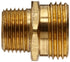 Anderson Metals 57478-1208 Brass Garden Hose Fitting, 3/4" Male Hose ID x 1/2" Male Pipe
