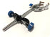 Lab Clamp, 4 Prong Finger Style Cork-Coated Head with Black Laboratory Stand Clip