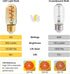 6 Pack Dimmable E26 Bulbs 25-40 T32 T12 2200K Bulb, 4W Bulbs LED Light Watt Equivalent, Warm Amber Light Low Wattage