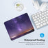 TECKNET Gaming Mouse Pad, 270 x 210 x 3 mm, Non-Slip Rubber Base, Waterproof Surface, Dark Purple Galaxy