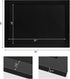 Board2by Black Cork Board Bulletin Board with Linen, Wood Framed 24" x 18" Corkboard, Wall Mounted Pin Board